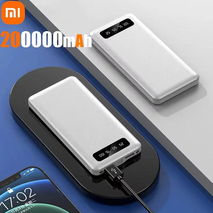 500000mAh 120W Power Bank Super Fast Charging Battery High Capacity Digital Display Power Bank For iPhone Samsung Huawei