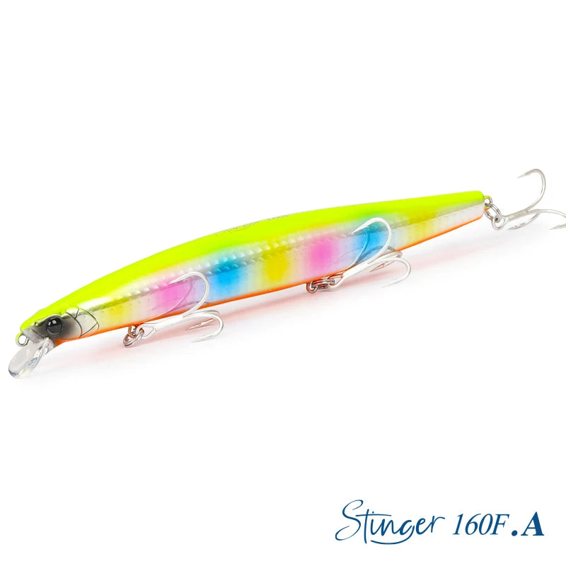 31g Floating Minnow STINGER 160F Saltwater Fishing Lure  Ultra-long Casting Hard Baits 500G Large Baits