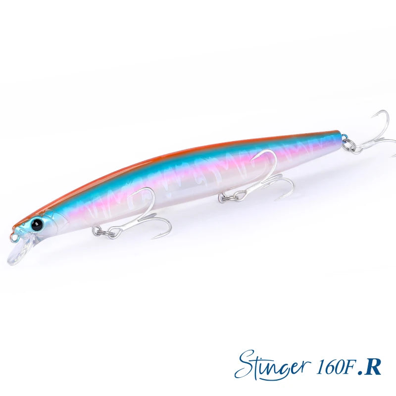 31g Floating Minnow STINGER 160F Saltwater Fishing Lure  Ultra-long Casting Hard Baits 500G Large Baits
