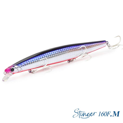 31g Floating Minnow STINGER 160F Saltwater Fishing Lure  Ultra-long Casting Hard Baits 500G Large Baits