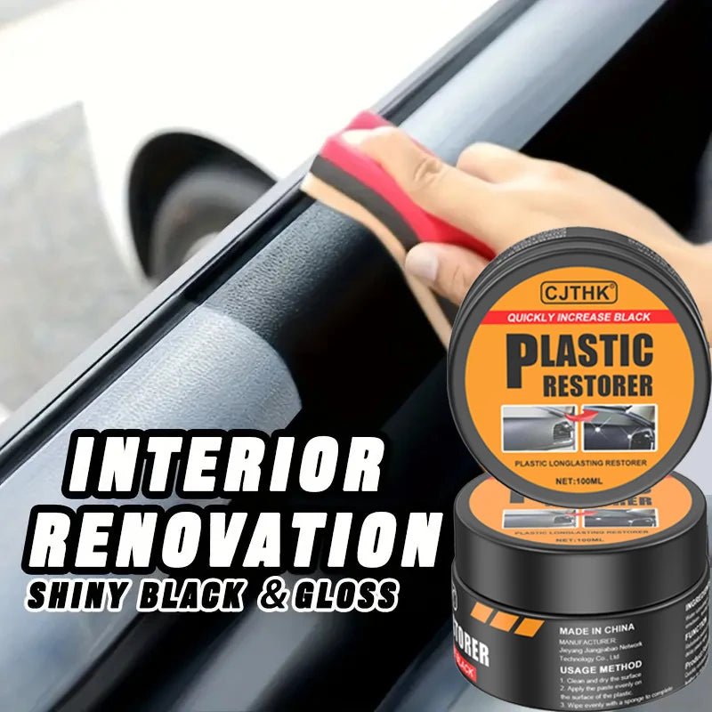 Car Plastic Restorer Back To Black Gloss Auto Interior Leather & Panel Renewal Wax Coating Agent Auto Polish And Repair Coating - Japan 4 All