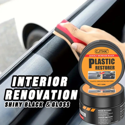 Car Plastic Restorer Back To Black Gloss Auto Interior Leather & Panel Renewal Wax Coating Agent Auto Polish And Repair Coating - Japan 4 All