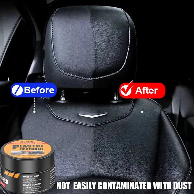 Car Plastic Restorer Back To Black Gloss Auto Interior Leather & Panel Renewal Wax Coating Agent Auto Polish And Repair Coating - Japan 4 All