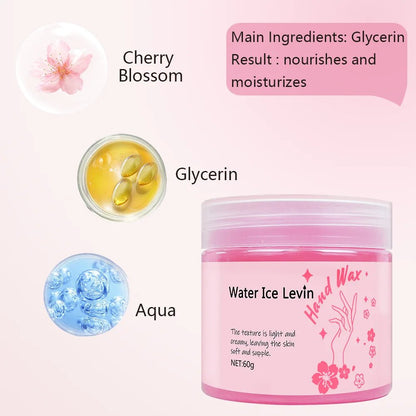 Cherry scented Hand and Foot Wax - anti - allergy moisturizing paraffin containing glycerin and honey, cherry flavor - Japan 4 All