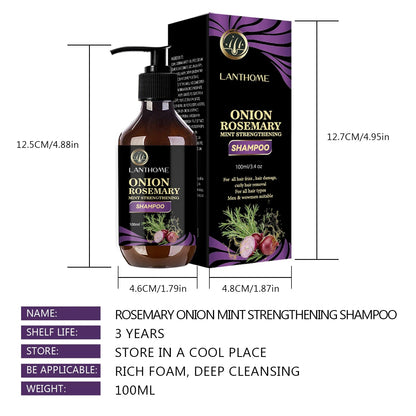 Hair Shampoo For Fast Hair Growth Rosemary Onion Shampoo 30ML Spray Anti Hair Loss Effective Within 7 Day Hair Growth - Japan 4 All