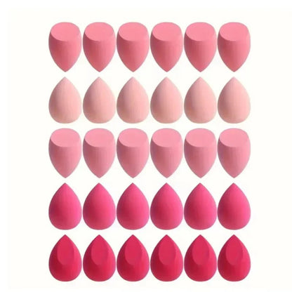 Makeup sponge set suitable for liquid BB cream powder application makeup egg dry wet dual - use powder puff girl - Japan 4 All