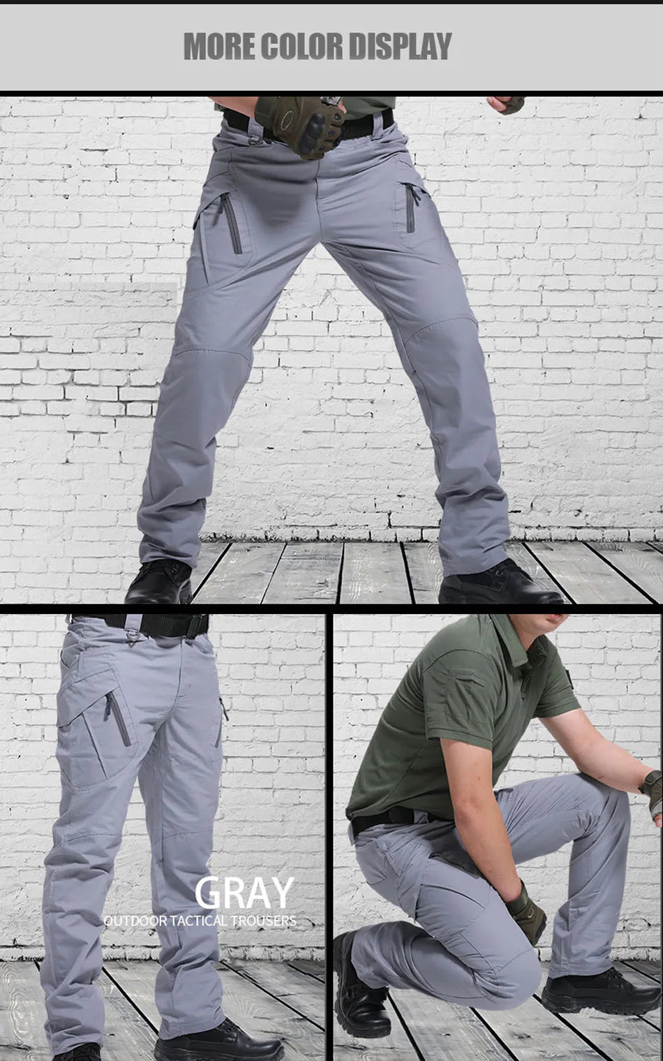 New Mens Tactical Pants Multiple Pocket Elasticity Military Urban Commuter Tacitcal Trousers Men Slim Fat Cargo Pant 5XL - Japan 4 All