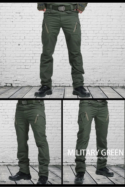 New Mens Tactical Pants Multiple Pocket Elasticity Military Urban Commuter Tacitcal Trousers Men Slim Fat Cargo Pant 5XL - Japan 4 All